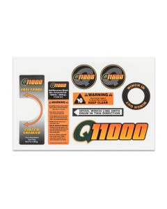 DECAL SET FOR Q11000 WINCH