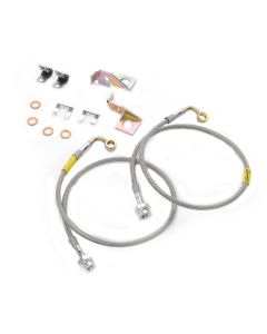 BRAKE LINES W/BRACKETS RR JK 4IN