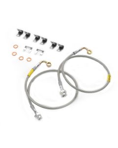 BRAKE LINES W/CLAMPS RR 07-12 JK 4IN
