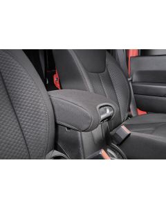 Rugged Ridge 13108.01 Neoprene Arm Rest Pad Cover in Black for 11-18 Jeep Wrangler JK