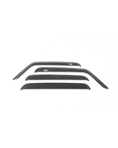 Rugged Ridge 11351.23 Front & Rear Rain Deflectors in Smoke for 05-10 Jeep Grand Cherokee WK