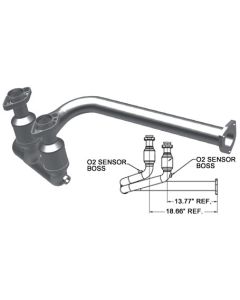 Magnaflow 49268 49 State Direct Fit Catalytic Converter for 00-03 Jeep Wrangler TJ with 4.0L