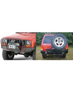ROCKHARD FR BUMPER/RR TIRE CARRIER XJ          KIT