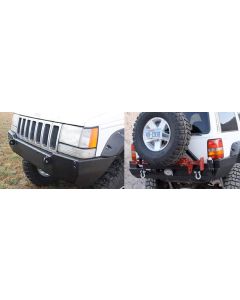 Rock Hard 4X4  Front & Rear Bumper for 93-98 Jeep Grand Cherokee ZJ