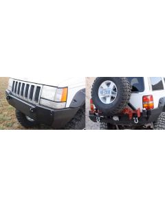 ROCKHARD FR BUMPER/RR TIRE CARRIER ZJ   COMBO