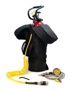 15LB CO2 TANK RV GOLD PKG 250PSI RED