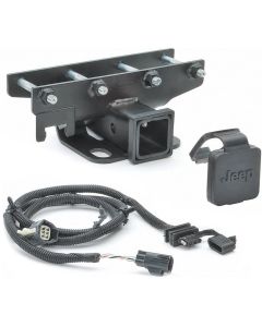 Quadratec  Premium 2" Receiver Hitch with Wiring Kit and Hitch Plug for 07-18 Jeep Wrangler JK