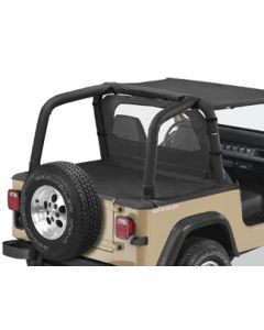 Bestop  Strapless Bikini Top, Windjammer, Duster & Deck Cover Combo for 92-95 Jeep Wrangler YJ with Factory Soft Top