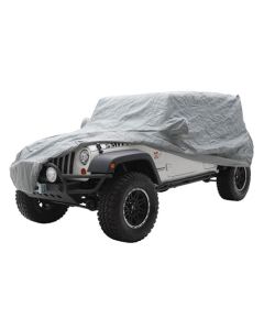 Smittybilt 803 Full Cover in Gray for 76-06 Jeep CJ7, Wrangler YJ & TJ