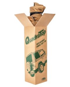 QuadraTop Replacement Soft Top with Upper Doors & Clear Windows for 97-06 Jeep Wrangler TJ