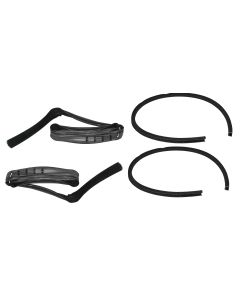 Fairchild Industries KD1010A Window Channel Kit for 76-95 Jeep CJ-7, Scrambler & Wrangler YJ with Movable Vent 