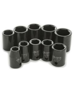 10PC 1/2 DR SAE IMPACT SOCKET SET