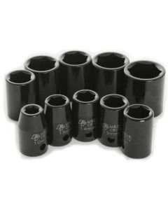 10PC 1/2 DR MET IMPACT SOCKET SET