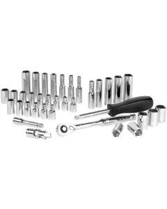 36 PIECE MECHANIC TOOL SET 1/4 IN DRIV