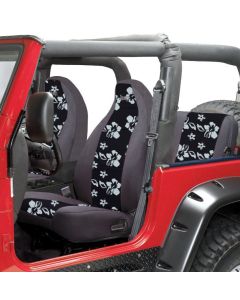 FR/RR CVRS W/LOGO 87-90 YJ-BLK/HIBIS