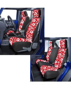 FR/RR CVRS W/AB W/SA 07 JK 4DR-RED/HIBS