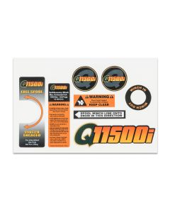 DECAL SET FOR Q11500i WINCH