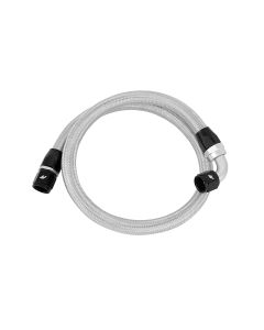 MSH 3FT SS BRAIDED HOSE W/-10AN FITTING