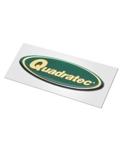 QUAD BUBBLE LOGO W/ADHESIVE 4.25 WIDE FO