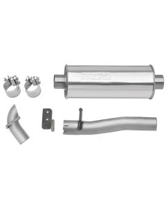 DynoMax 39522 Ultra Flo Evolution Competition Cat-Back Exhaust in Stainless Steel for 12-18 Jeep Wrangler Unlimited JK 4 Door with 3.6L