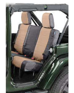 BALLISTIC SEAT CVR RR 03-06 TJ BLK/CHAR