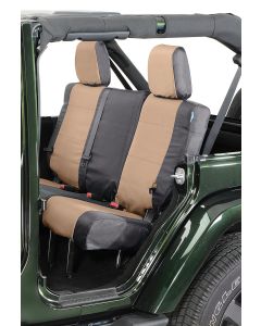 Coverking  Rear Ballistic Nylon Seat Covers for 13-18 Jeep Wrangler JK 2 Door