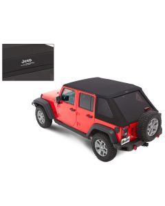 Bestop  Jeep Logo Trektop Soft Top for 07-18 Jeep Wrangler JK Unlimited 4-Door