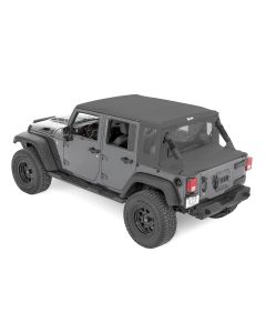 Halftop Soft Top - '07-18 Wrangler JK 4-Door (Black Diamond)