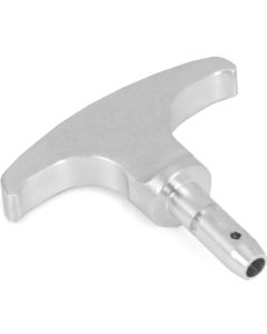 Rugged Ridge 11430.08 Brushed Billet Aluminum Automatic Transmission Dipstick Handle for 97-11 Jeep Wrangler TJ & JK with Automatic Transmission