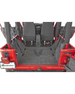 Bedrug BRTJ97R Premium Carpeted  Rear Floor Covering without Cutouts for 97-06 Jeep Wrangler TJ