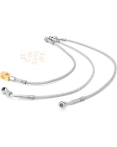 RR SS BRAIDED BRAKE HOSE 93-98 ZJ