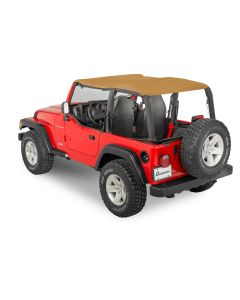 QuadraTop  Bimini Top Plus for 97-06 Jeep Wrangler TJ