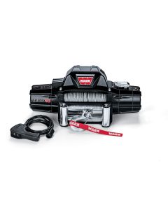WARN 88990 ZEON 10 Winch with 80' Wire Rope and Roller Fairlead 