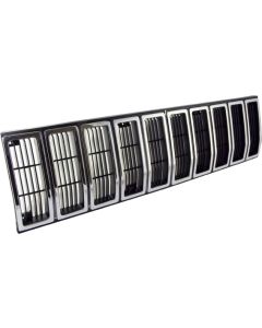 GRILL PANEL-CHROM/BLACK 84-87 XJ