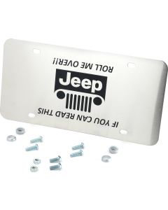 AUG ETCHED SS ROLL ME OVER PLATE