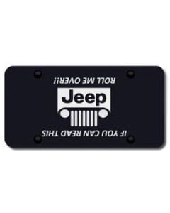 AUG ETCHED BLK PC ROLL ME OVER PLATE