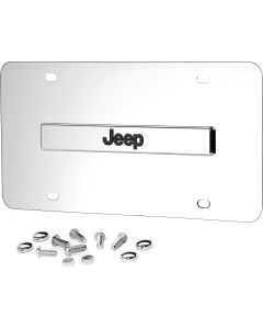 AUG 3D LOGO SS JEEP LOGO PLATE