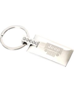 AUG JEWELED JEEP GRILLE KEY CHAIN