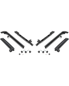 Rampage Products 61098 Door Surrounds for 07-18 Jeep Wrangler Unlimited JK 4 Door