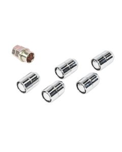 Rugged Ridge  5 Piece Wheel Lock Set 1/2"x20 Thread 