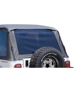 Rampage Products 1094351823 Frameless Trail Top Replacement Rear Tinted Window in Black Diamond for 92-95 Jeep Wrangler YJ with Rampage Frameless Trail Top ONLY
