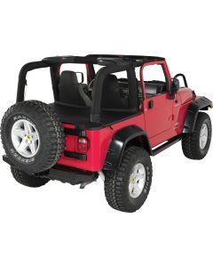 57IN REAR ROCK BMPR W/REC GLOSS BLK 97+ 553-121