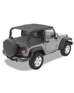 Bestop  Safari Bikini, Duster & Windjammer Summer Combo in Black Diamond for 10-18 Jeep Wrangler JK 2 Door with Factory Soft Top