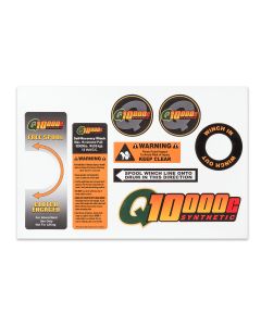 DECAL SET FOR Q10000C WINCH