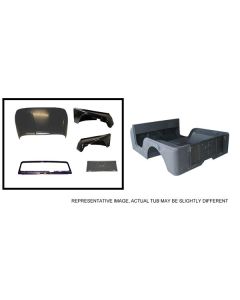 OMIX-ADA 12001.13 Steel Body Tub Kit for 72-75 Jeep CJ-5