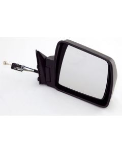 MIRROR R BLK FLD REM NON-PW XJ