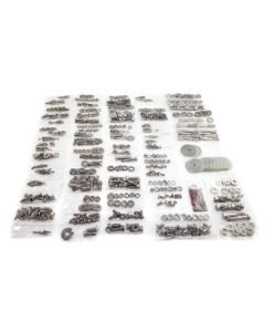 OMIX 12215.07 Stainless Steel Body Fastener Kit for 76-86 Jeep CJ-7 With Soft Top (620 Pieces)