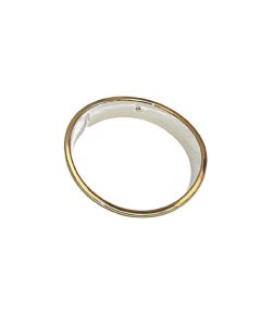 OMIX-ADA 12419.06 Passenger Side Headlamp Bezel in Chrome for 97-06 Jeep Wrangler TJ & Unlimited