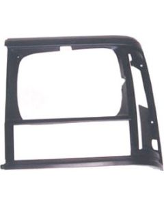 BEZEL HEADLIGHT BLK RIGHT 91-96 XJ