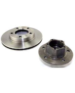 OMIX 16704.04 Rotor & Hub Assembly for 81-86 Jeep CJ's with 5 Bolt Hole Flange